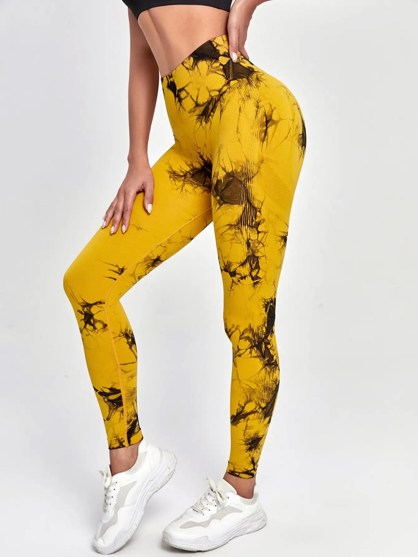 Leggings de Yoga Taille Haute Sans Couture – Confort & Performance